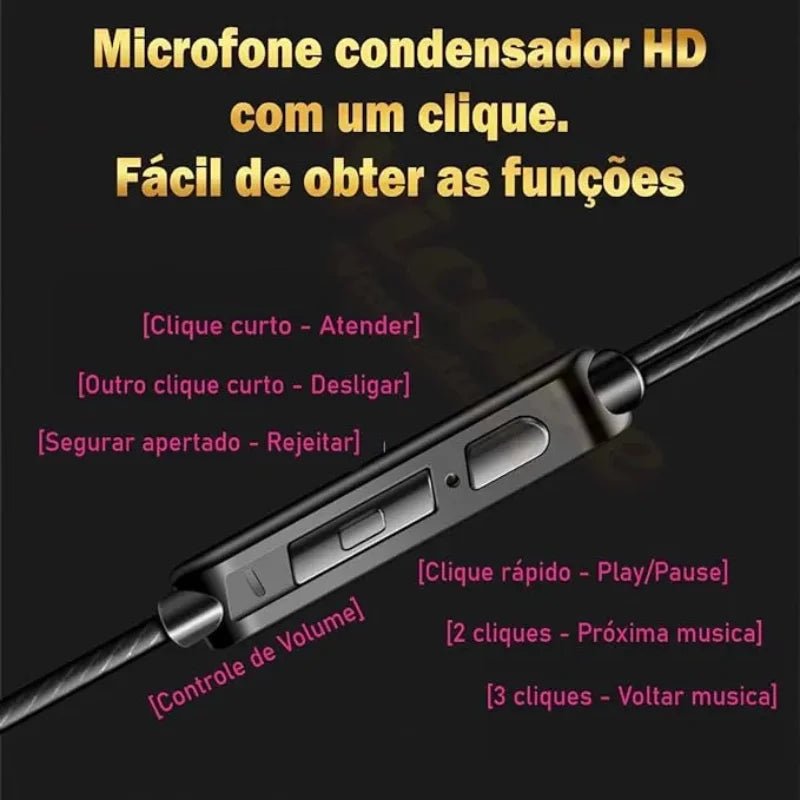 ÁudioFit Pro - Fone de Ouvido - Hoopswear