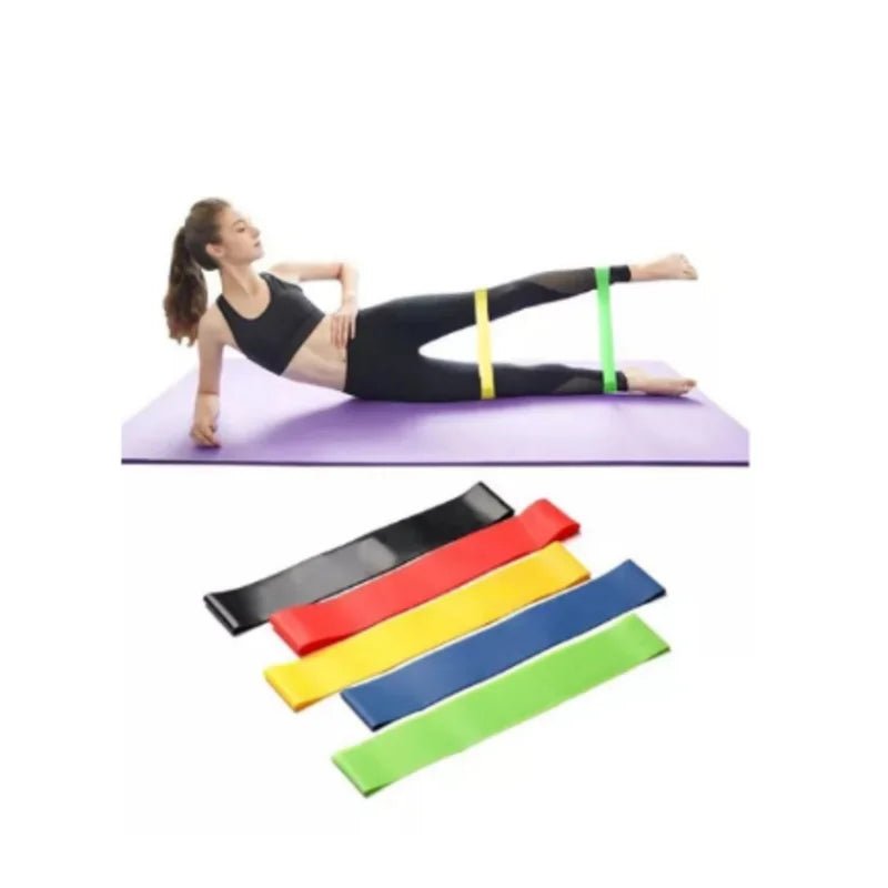 ResistMaster: Kit de 5 Elásticos para Exercícios - Hoopswear